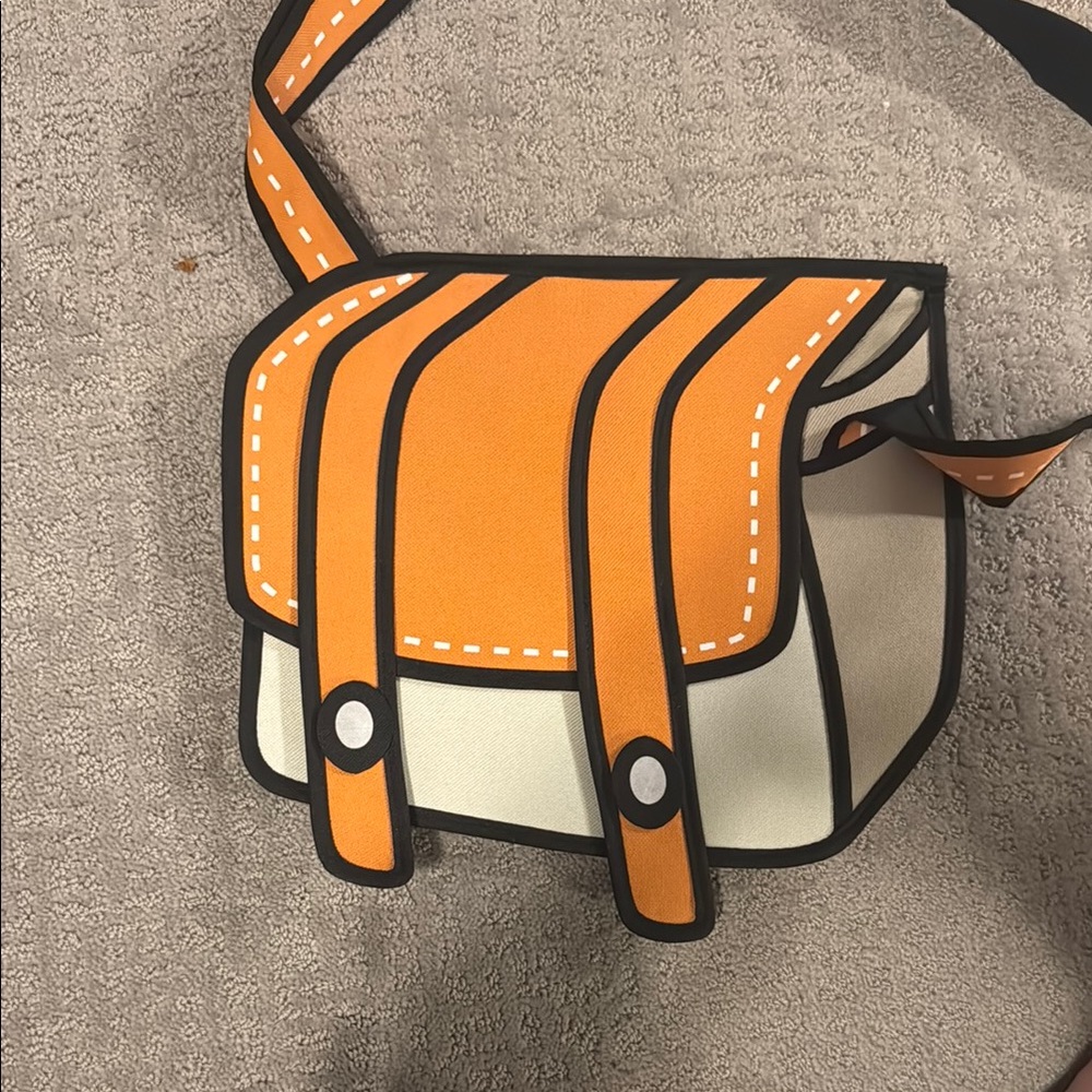 Jump From Paper Cheese Orange Shoulder Bag JFP007